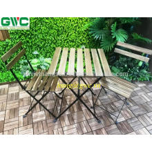 Easy Carry Falten Bunte Outdoor Möbel Tisch Acacia Holz Metall Rahmen